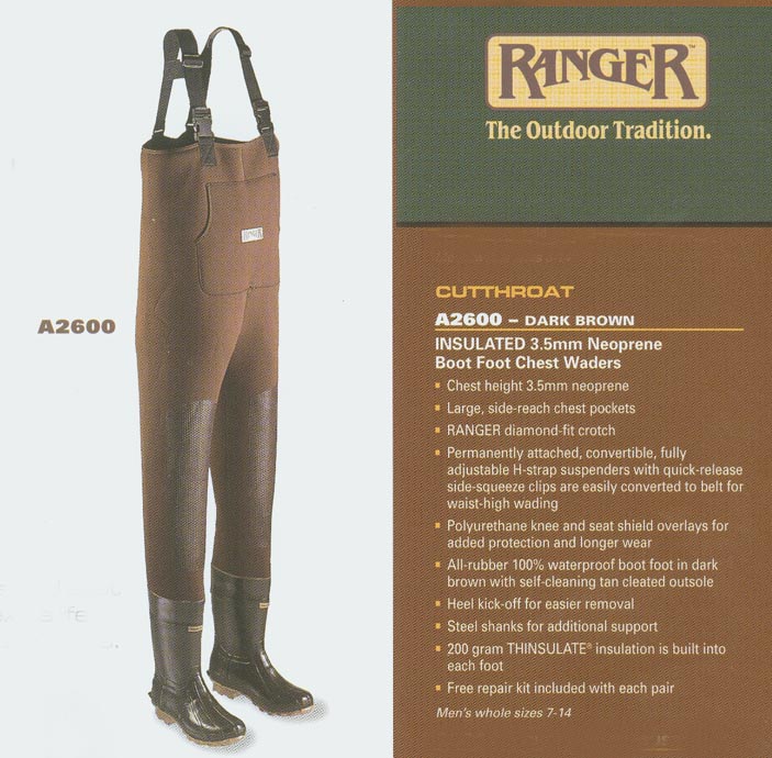 insulated neoprene waders