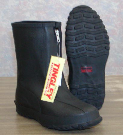 zippered rubber overshoes