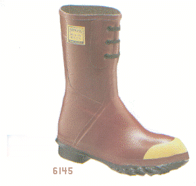 12 inch tall rubber safety toe boot