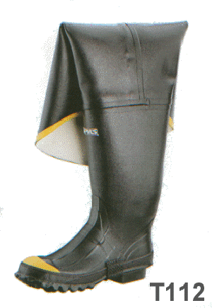 safety steel toe hip boots